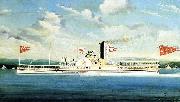 Alida, Hudson River steamer as painted James Bard